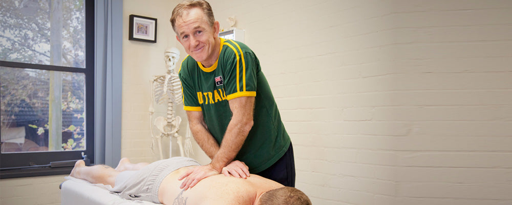 Pyrmont physio Martin Doyle treating physio patient